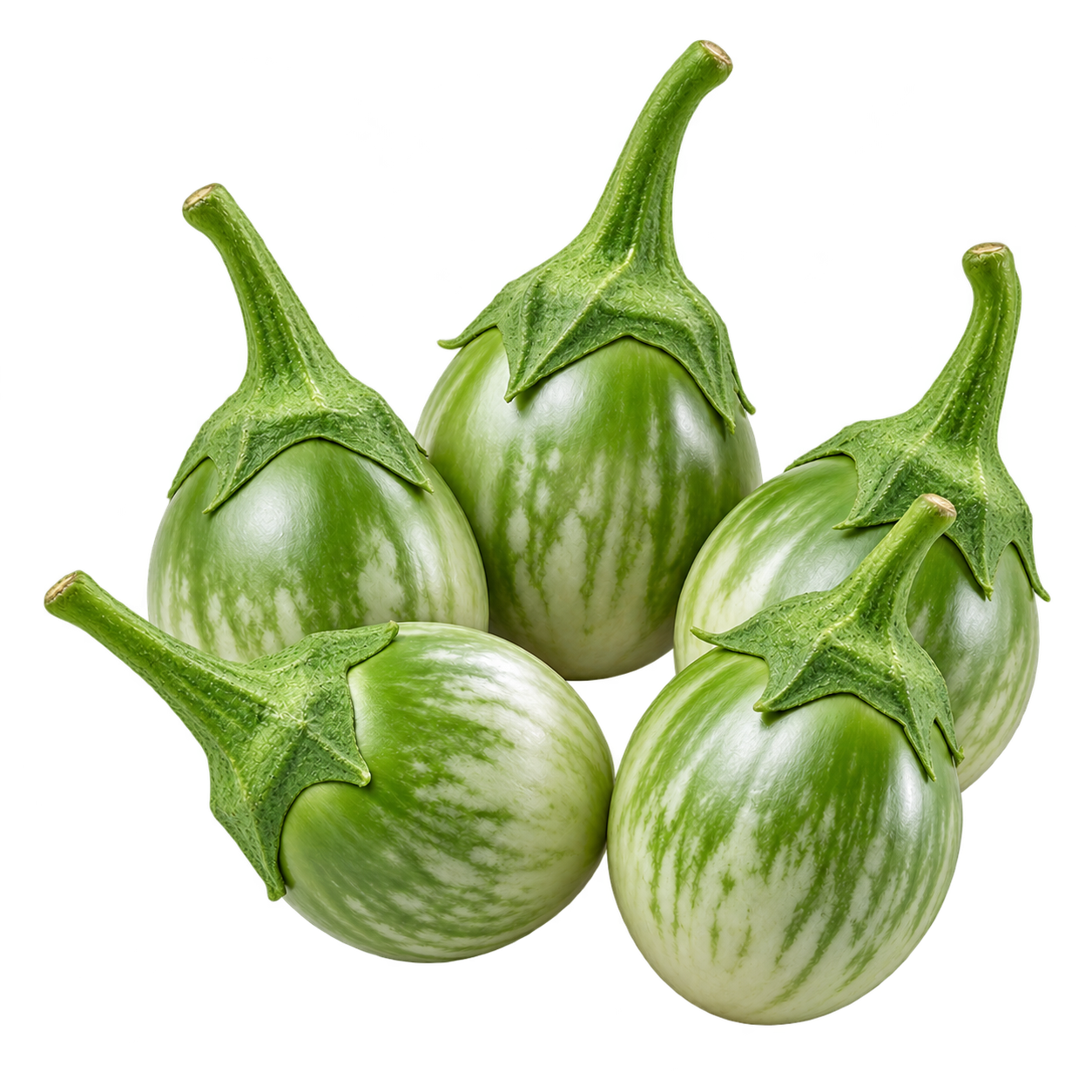 Green Mini Aubergines